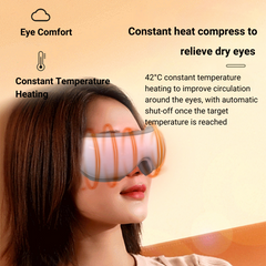 Bluetooth Heated Eye Massager for Migraines