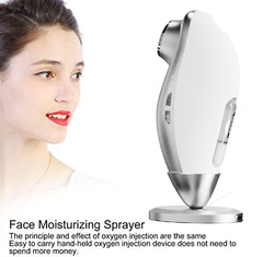 Professional Oxygen Facial Machine Portable Water Oxygen Sprayer Face Skin Moisturizing Handheld Oxygen Injection Machine Water Oxygen Airbrush